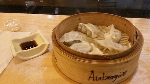 Vg dumplings at The Little Dumpling House in Newcastle Upon Tyne