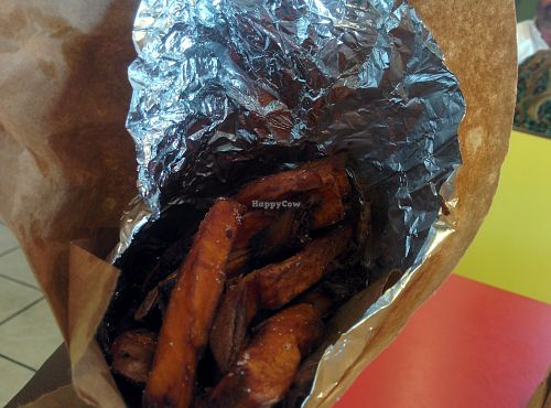sweet potato fries at Sweet Pea Cafe in Tallahassee
