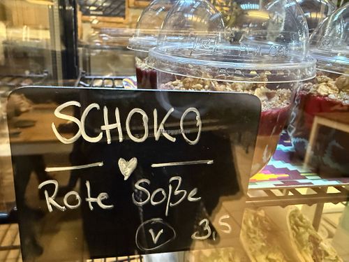 chocolate pudding vegan  at Picknick in Coburg