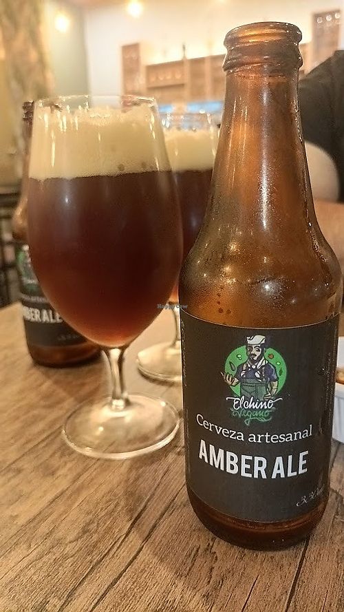 Cerveza artesanal at El Chino Vegano in Lima