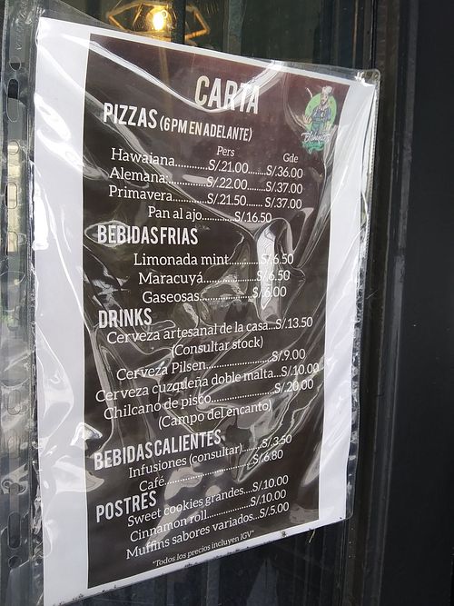  at El Chino Vegano in Lima