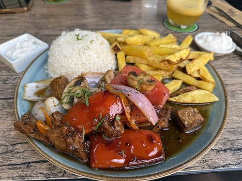   at El Chino Vegano in Lima