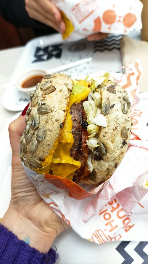 Beyond Burger at Holy Plants in Lima