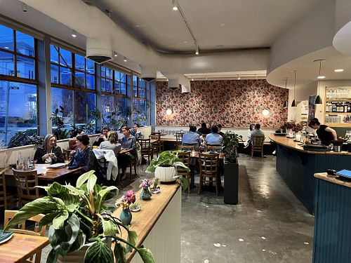   at Cafe Flora in Seattle