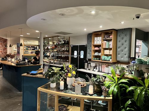   at Cafe Flora in Seattle