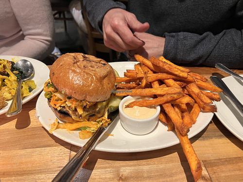   at Cafe Flora in Seattle