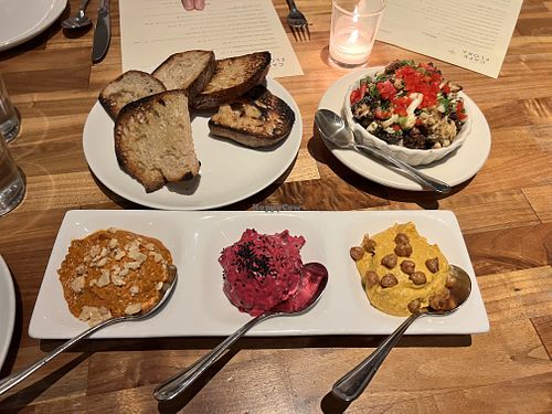   at Cafe Flora in Seattle