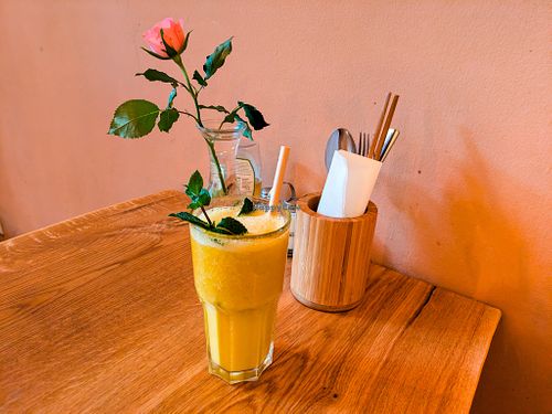 Vegan Lassi at Rou Vegan at Rou Vegan in Berlin