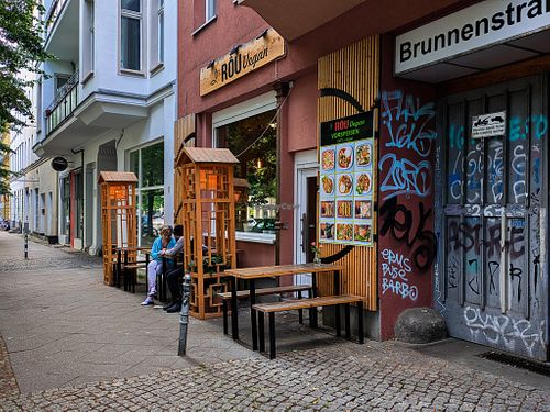 Outside of Rou Vegan at Rou Vegan in Berlin