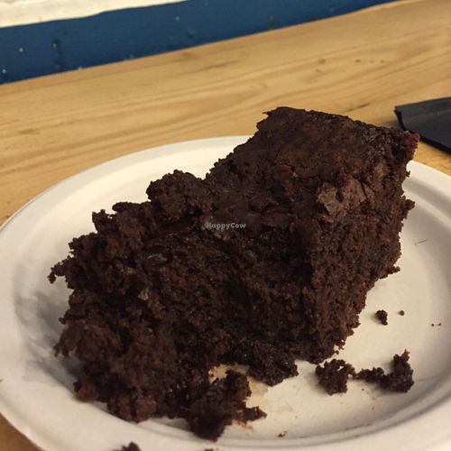 choc brownie at Cookies and Scream - Camden Lock Market in North West London