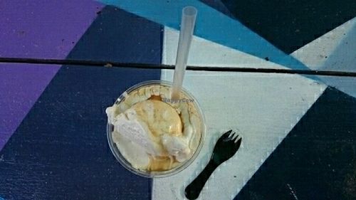 Vegan shake at Cookies and Scream - Camden Lock Market in North West London