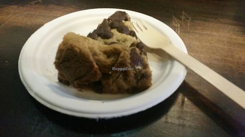 Peanut butter and chocolate chip pie at Cookies and Scream - Camden Lock Market in North West London