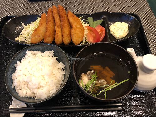 Absolutely delicious set meal!  at Oribio in Osaka