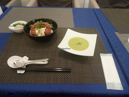 Katsudon set at ORIBIO. at Oribio in Osaka