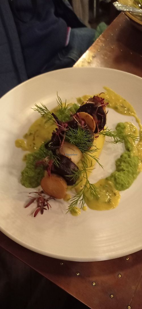 Vegan "Scallops" at Morgan and Watson  in South East London