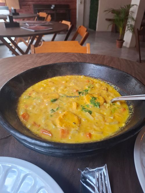 Vegan Moqueca at Cadê Q'Chama? in Salvador