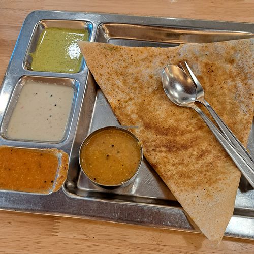 mushroom masala dosa at Saravana Bhavan - Brickfields in Kuala Lumpur
