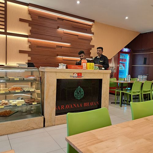 counter at Saravana Bhavan - Brickfields in Kuala Lumpur