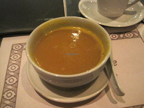 Simple but yet absolutely satisfying. It tastes like pumpkin. at Su Shian Yuang in Montreal