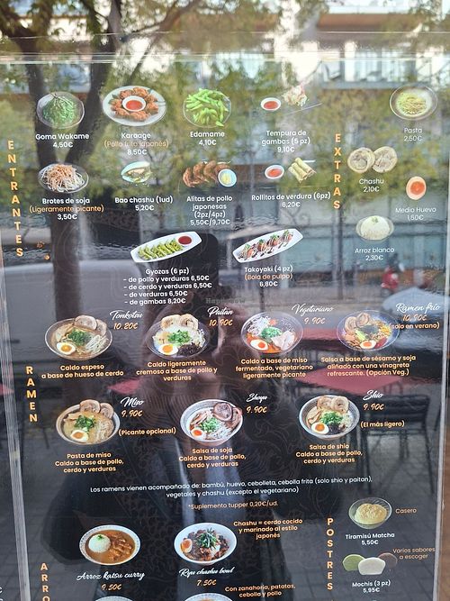 Some vegan options at Ryu in Barcelona