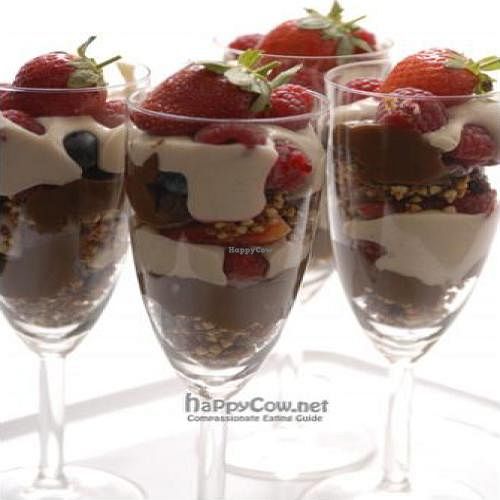 Chocoloate mousse at Raw Food House in Malmo