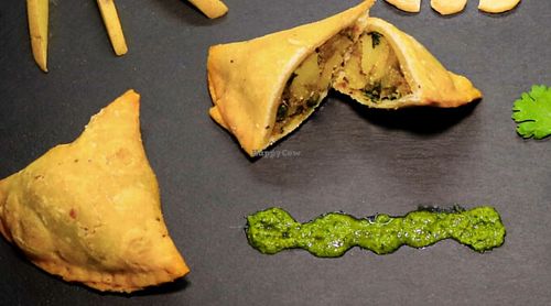 Vegan Samosa at Kumar's Kitchen in Vienna