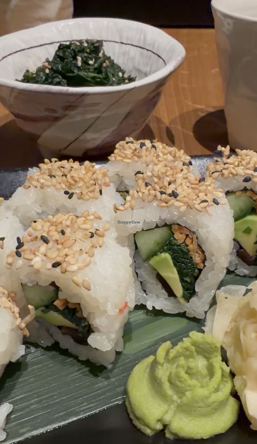“Vegetarian Roll” (which is vegan)  at Japan Restaurant ICHIZEN in Zurich