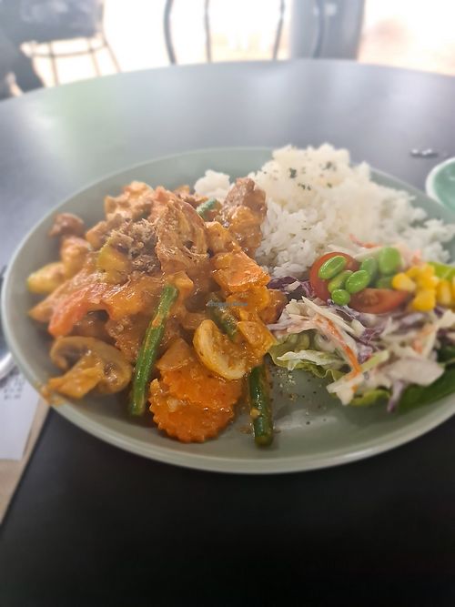 Peanut butter chickn at Vega in Spring Hill