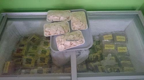 Mock meat at Palawan Adventist Hospital Vegetarian Restaurant in Puerto Princesa