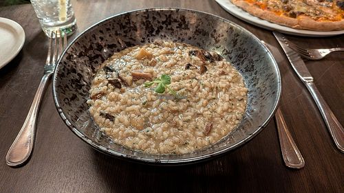 Risotto at Il Basilico in Zurich
