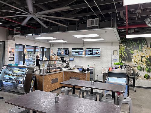 Eatery and counter at Vegas Vegan Eatery in Las Vegas