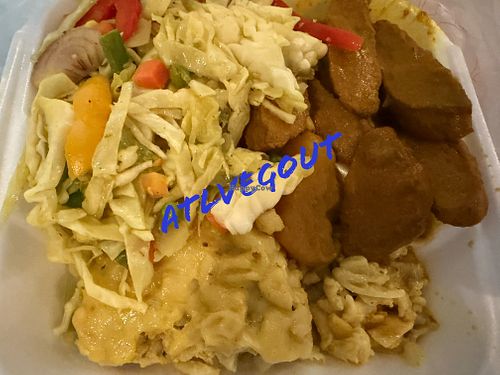 3-item plate  at Chelsea's Bakery and Vegetarian Restaurant in Decatur