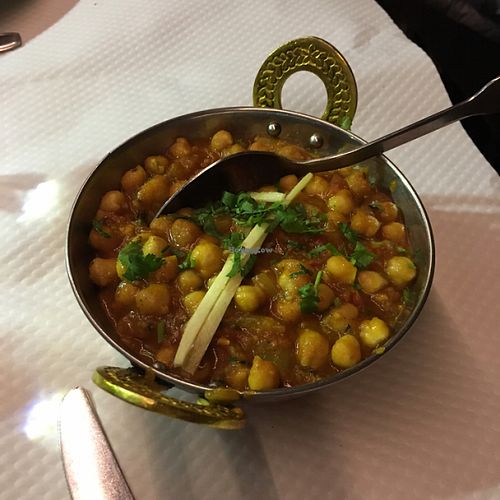 Vegan Chana Masala at Annapurna in Chamonix-mont-blanc