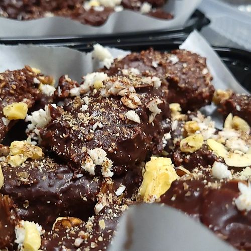 Almond Joy style candy bars! at Heaven Sent Foods in Flagstaff