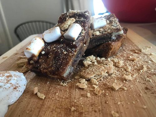 Chewy, spiced S’more blondies
 at Heaven Sent Foods in Flagstaff