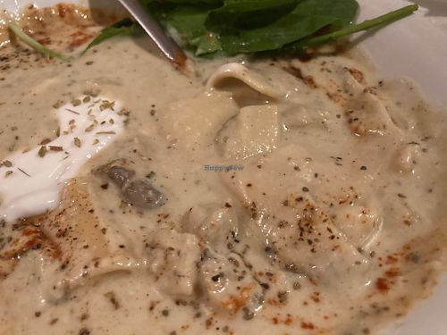 Smokey lasagna soup at Heaven Sent Foods in Flagstaff