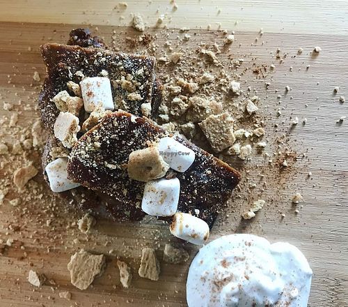 Chai spiced, S'mores blondies, chewy and rich! at Heaven Sent Foods in Flagstaff