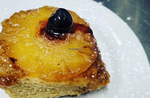 Pineapple Upside Down Cake #Veganuary at Heaven Sent Foods in Flagstaff