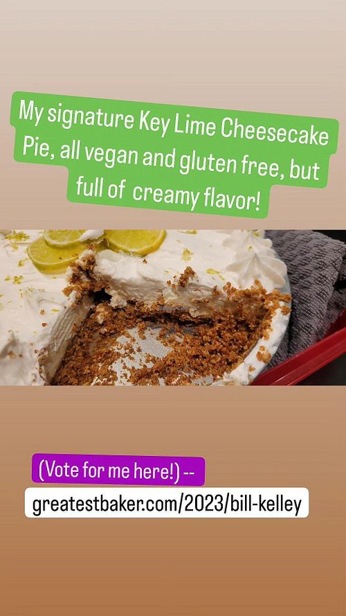 Key lime pie cheesecake #Veganuary at Heaven Sent Foods in Flagstaff