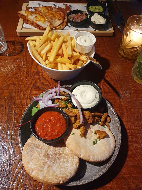 Vegetarische kebab at Proeflokaal Bregje in Meppel