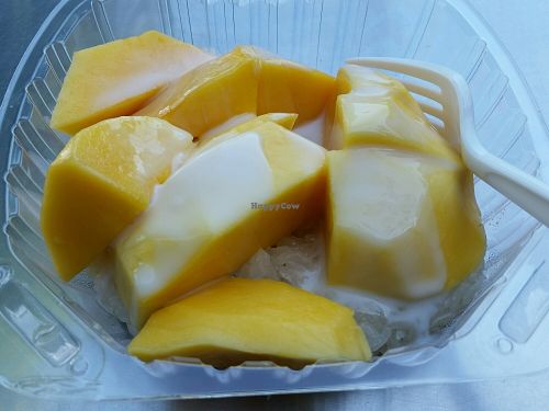 mango sticky rice at Thai Vegan in Santa Monica