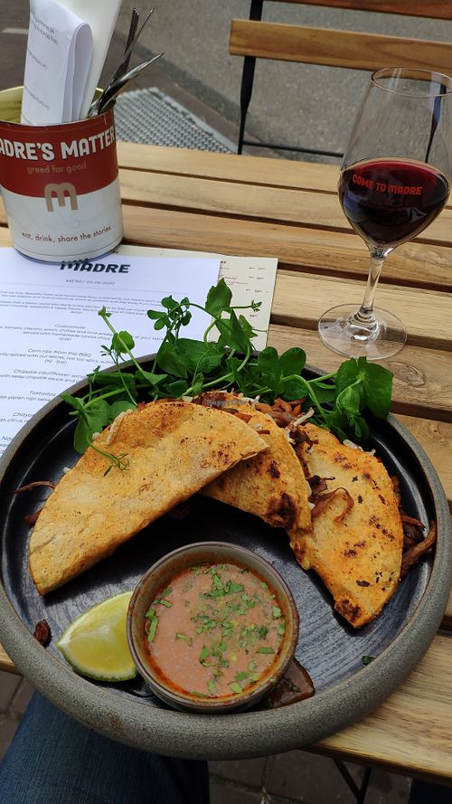 Chorizo Tacos at Madre in Amsterdam