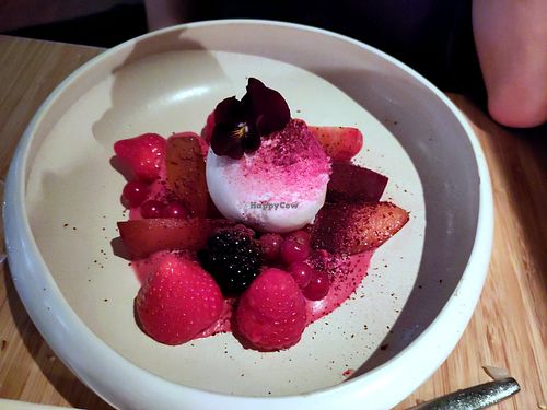 Dessert at Madre in Amsterdam