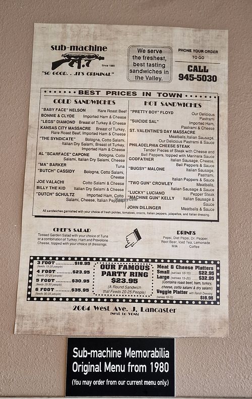 "" at Sub Machine in Lancaster