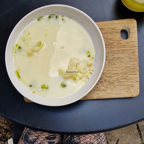 Cauliflower soup at Fach Bistro in Bratislava