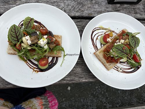 Sundried tomato toast  at Windermere Jetty Cafe in Bowness-on-windermere
