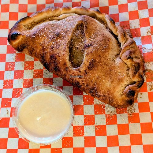 Apple Cinnamon Baked "Pi" Pocket at Pi Vegan Pizzeria in Seattle