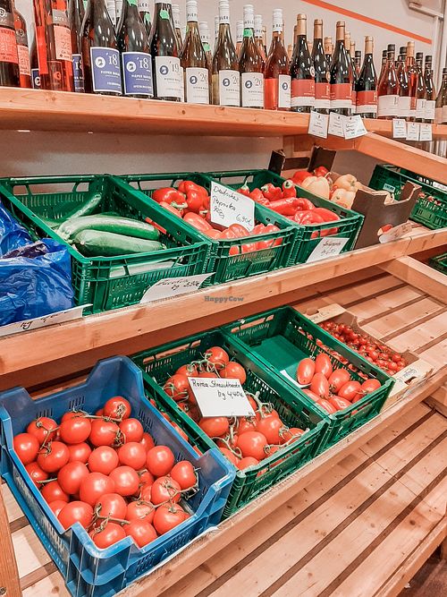 variety of vegetables and fruits at Bauernladen Obsthof Kasper in Offenburg