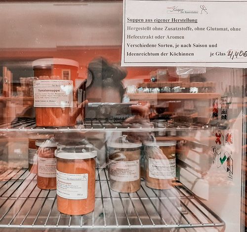 vegan soups to go at Bauernladen Obsthof Kasper in Offenburg