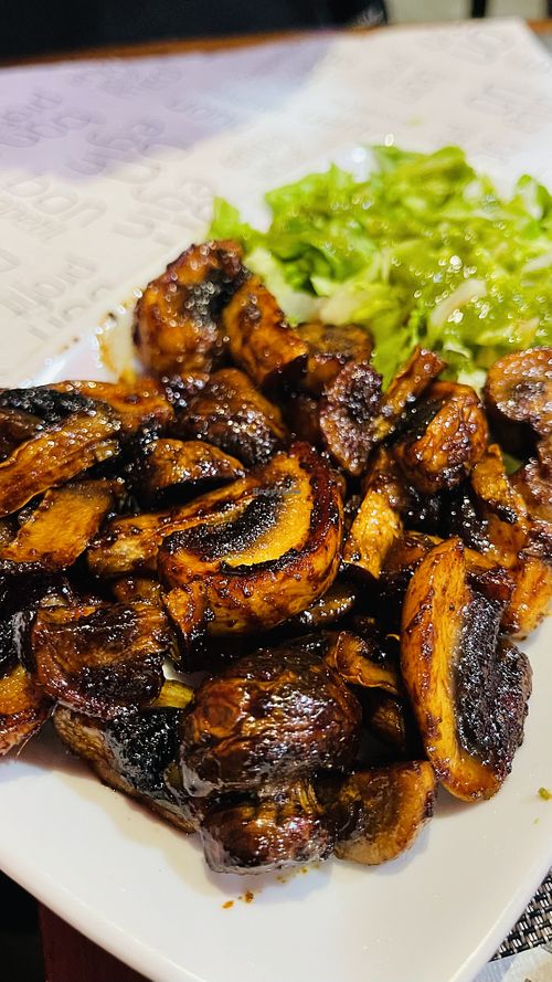 Mushrooms  #Veganuary at Vegan Mount in Barcelona